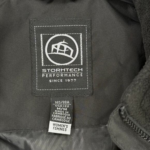 Tesla Stormtech 3 in 1 Performance Jacket Womens Size Medium Black Red - Picture 8 of 9